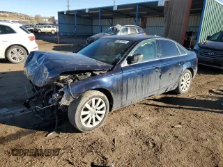 2011 Audi A4 2.0T Premium Plus with VIN WAUFFAFL0BN033843, listed as a Copart auction lot 43877895 with 62,586 mi miles and Salvage Title. Bid and sale history available at carsss.com. Image 1.