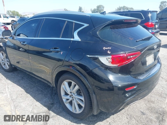 2018 Infiniti QX30 Premium with VIN SJKCH5CP9JA004522, listed as a IAAI auction lot 42277008 with 81,618 mi miles and . Bid and sale history available at DreamBid. Image 3.