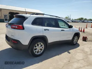 2016 Jeep Cherokee Sport with VIN 1C4PJMAB7GW175789, listed as a Copart auction lot 53930585 with 150,860 mi miles and Salvage title. Bid and sale history available at DreamBid. Image 3.