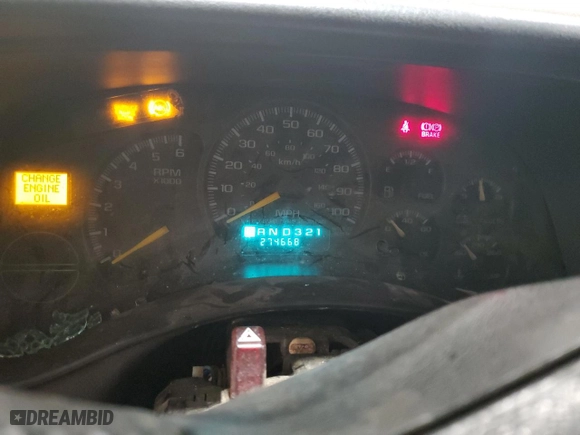 2000 Chevrolet Silverado 1500 LS with VIN 2GCEK19T4Y1320666, listed as a Copart auction lot 47291785 with 274,668 mi miles and Salvage Title. Bid and sale history available at carsss.com. Image 9.