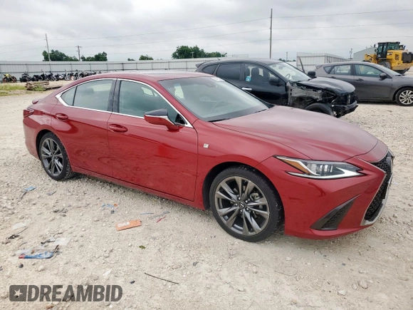 2021 Lexus ES 350 F Sport with VIN 58AGZ1B13MU089694, listed as a Copart auction lot 59412925 with 46,551 mi miles and Clean title. Bid and sale history available at DreamBid. Image 4.
