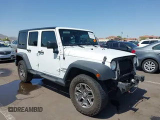 2016 Jeep Wrangler Unlimited Sport z VIN 1C4BJWDG4GL288615, wystawiony jako IAAI lot #42520924 z przebiegiem 113 594 mil mil oraz . Historia ofert i sprzedaży dostępna na DreamBid. Obrazek 1.