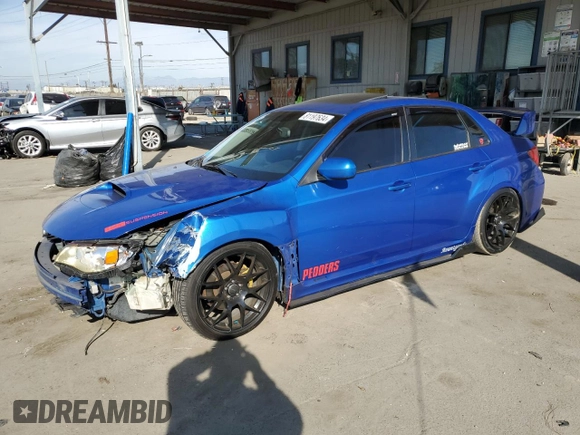2013 Subaru Impreza Sedan WRX WRX with VIN JF1GV7F65DG002950, listed as a Copart auction lot 81197634 with 166,285 mi miles and Salvage Title. Bid and sale history available at carsss.com. Image 1.