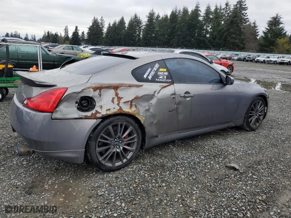2008 Infiniti G37 Coupe Journey with VIN JNKCV64E28M121820, listed as a Copart auction lot 49911025 with 216,966 mi miles and Salvage Title. Bid and sale history available at carsss.com. Image 3.