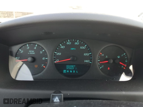 2012 Chevrolet Impala LS Retail with VIN 2G1WA5E35C1117971, listed as a Copart auction lot 49295075 with 97,809 mi miles and Salvage Title. Bid and sale history available at DreamBid. Image 9.
