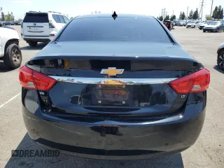2018 Chevrolet Impala LT with VIN 2G1105S38J9103918, listed as a Copart auction lot 54575825 with 46,989 mi miles and Salvage Title. Bid and sale history available at DreamBid. Image 6.