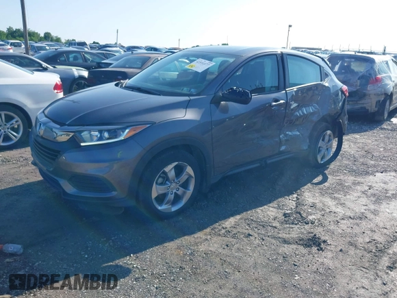 2022 Honda HR-V LX with VIN 3CZRU6H33NM763321, listed as a IAAI auction lot 42551177 with 14,395 mi miles and . Bid and sale history available at DreamBid. Image 2.