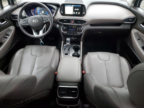 2020 Hyundai Santa Fe Limited with VIN 5NMS5CADXLH187314, listed as a Copart auction lot 87905395 with 35,904 mi miles and Salvage Title. Bid and sale history available at DreamBid. Image 8.