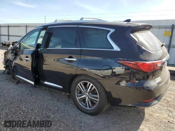 2020 Infiniti QX60 Luxe with VIN 5N1DL0MN7LC515218, listed as a Copart auction lot 49163825 with 101,370 mi miles and Salvage Title. Bid and sale history available at DreamBid. Image 2.