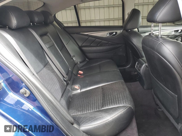 2018 Infiniti Q50 Luxe with VIN JN1EV7AP9JM356259, listed as a Copart auction lot 57756895 with 62,607 mi miles and Salvage title. Bid and sale history available at DreamBid. Image 10.