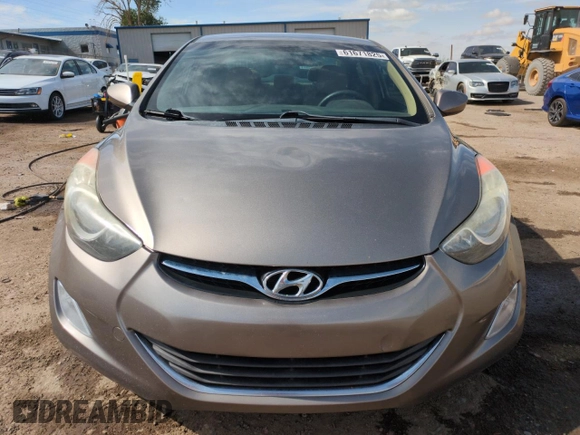 2013 Hyundai Elantra GLS with VIN 5NPDH4AE4DH454286, listed as a Copart auction lot 61671825 with 155,667 mi miles and Salvage title. Bid and sale history available at DreamBid. Image 5.
