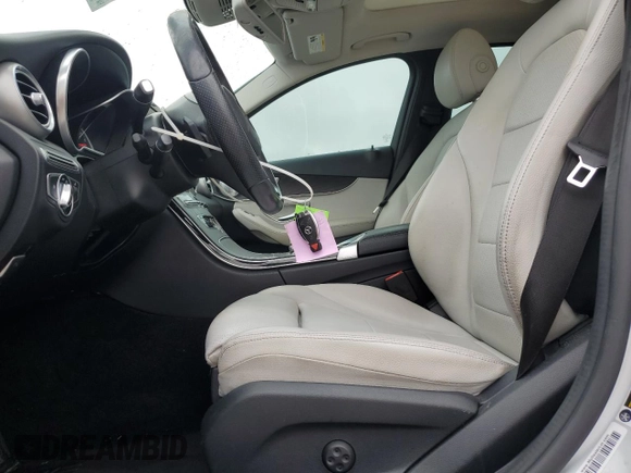 2017 Mercedes-Benz C 300 with VIN 55SWF4JB8HU188472, listed as a Copart auction lot 54317805 with 147,511 mi miles and Salvage Title. Bid and sale history available at carsss.com. Image 7.