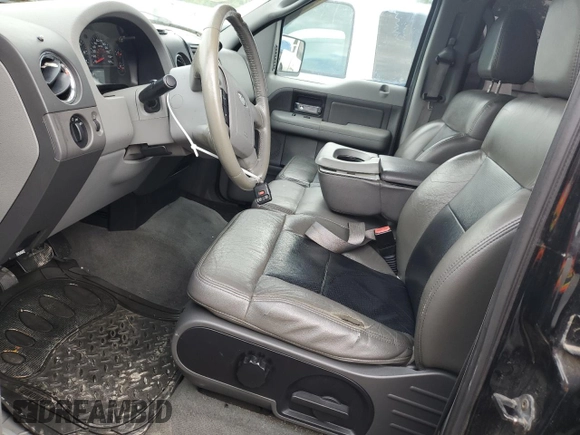 2008 Ford F-150 XL with VIN 1FTRW12W58FC06095, listed as a Copart auction lot 54943145 with 254,495 mi miles and Salvage title. Bid and sale history available at DreamBid. Image 7.