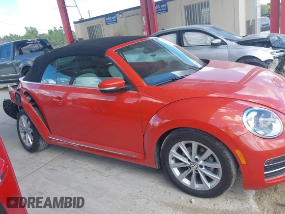 2018 Volkswagen Beetle S with VIN 3VW5DAAT3JM506460, listed as a IAAI auction lot 41556365 with 49,674 mi miles and . Bid and sale history available at DreamBid. Image 13.