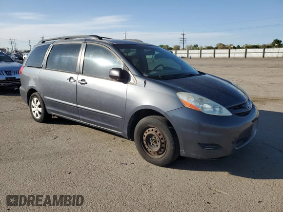 2006 Toyota Sienna CE with VIN 5TDZA23C56S562441, listed as a Copart auction lot 55182905 with 217,434 mi miles and Clean Title. Bid and sale history available at DreamBid. Image 4.