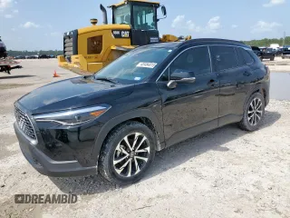 2023 Toyota Corolla Cross XLE with VIN 7MUDAAAG2PV072301, listed as a Copart auction lot 63484815 with 25,017 mi miles and Salvage title. Bid and sale history available at DreamBid. Image 1.