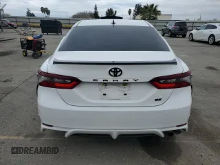 2022 Toyota Camry SE with VIN 4T1G11AK4NU056889, listed as a Copart auction lot 49347665 with 43,110 mi miles and Salvage Title. Bid and sale history available at carsss.com. Image 6.