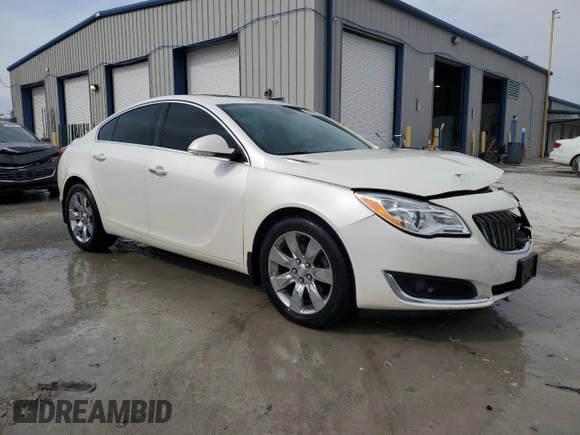 2014 Buick Regal Premium I with VIN 2G4GP5EX6E9202122, listed as a Copart auction lot 47023135 with 128,687 mi miles and Salvage Title. Bid and sale history available at DreamBid. Image 4.