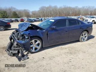 2015 Dodge Charger SXT with VIN 2C3CDXHG5FH744794, listed as a Copart auction lot 48576845 with 139,940 mi miles and Salvage Title. Bid and sale history available at DreamBid. Image 1.