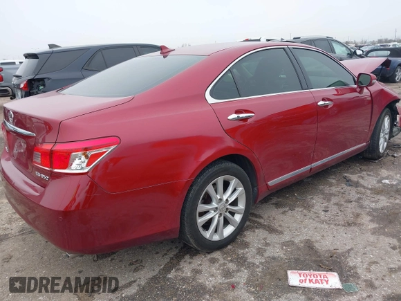 2010 Lexus ES with VIN JTHBK1EGXA2382573, listed as a IAAI auction lot 41652394 with 244,401 mi miles and . Bid and sale history available at carsss.com. Image 4.