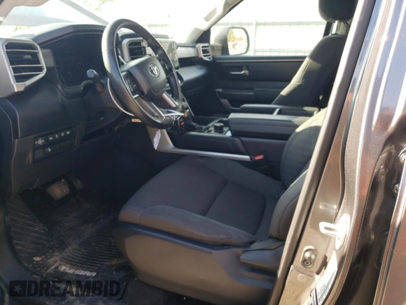 2023 Toyota Tundra SR5 with VIN 5TFLA5DB6PX105842, listed as a Copart auction lot 44166955 with 20,555 mi miles and Salvage title. Bid and sale history available at DreamBid. Image 7.