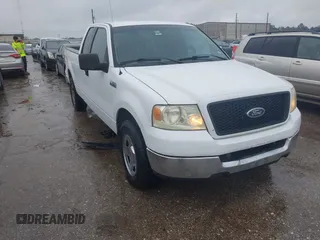 2005 Ford F-150 STX with VIN 1FTRX12W55KD20940, listed as a IAAI auction lot 41552218 with 281,163 mi miles and . Bid and sale history available at DreamBid. Image 1.