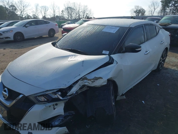 2016 Nissan Maxima SL with VIN 1N4AA6AP2GC387004, listed as a IAAI auction lot 41504524 with 95,437 mi miles and . Bid and sale history available at DreamBid. Image 2.
