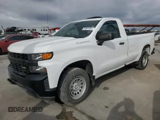 2020 Chevrolet Silverado 1500 Work Truck with VIN 3GCNWAEH2LG314435, listed as a Copart auction lot 85661854 with 61,709 mi miles and Salvage Title. Bid and sale history available at carsss.com. Image 1.