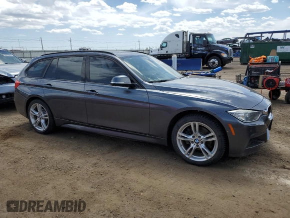 2014 BMW 3 Series 328d xDrive with VIN WBA3K5C59EK300009, listed as a Copart auction lot 54198815 with 83,165 mi miles and Salvage title. Bid and sale history available at DreamBid. Image 4.