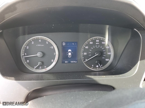 2015 Hyundai Sonata 2.4L Limited with VIN 5NPE34AF4FH197015, listed as a Copart auction lot 51844935 with 72,974 mi miles and Salvage Title. Bid and sale history available at carsss.com. Image 9.