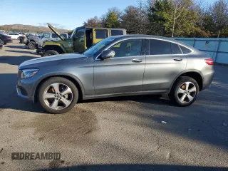2019 Mercedes-Benz GLC with VIN WDC0J4KB2KF666029, listed as a Copart auction lot 74565204 with 53,891 mi miles and Salvage Title. Bid and sale history available at carsss.com. Image 1.