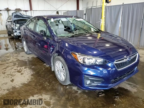 2018 Subaru Impreza Premium with VIN 4S3GKAB65J3621850, listed as a Copart auction lot 63196235 with 50,973 mi miles and Salvage title. Bid and sale history available at DreamBid. Image 13.