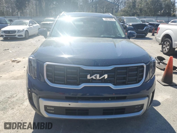 2024 Kia Telluride SX X-Line with VIN 5XYP5DGC0RG485674, listed as a Copart auction lot 48816625 with 24,056 mi miles and Salvage Title. Bid and sale history available at carsss.com. Image 5.
