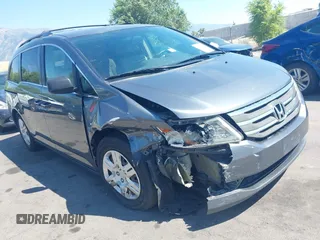 2011 Honda Odyssey LX with VIN 5FNRL5H2XBB036784, listed as a IAAI auction lot 42698009 with 160,513 mi miles and . Bid and sale history available at DreamBid. Image 1.