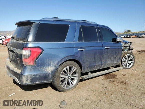 2020 Ford Expedition Platinum with VIN 1FMJU1MT2LEA15718, listed as a Copart auction lot 52897235 with Not provided miles and Salvage title. Bid and sale history available at DreamBid. Image 3.