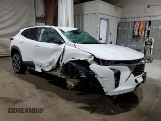 2024 Chevrolet Trax 2RS with VIN KL77LJE21RC101546, listed as a Copart auction lot 51974855 with 28,540 mi miles and Salvage Title. Bid and sale history available at DreamBid. Image 4.
