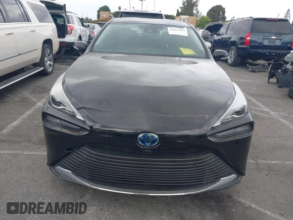 2021 Toyota Mirai XLE with VIN JTDAAAAA1MA002323, listed as a IAAI auction lot 42034157 with 16,592 mi miles and . Bid and sale history available at carsss.com. Image 12.