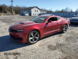 2020 Chevrolet Camaro 1SS with VIN 1G1FF1R70L0103088, listed as a Copart auction lot 45216135 with 46,075 mi miles and Salvage Title. Bid and sale history available at DreamBid. Image 1.