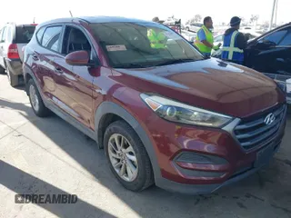 2016 Hyundai Tucson SE z VIN KM8J23A43GU026818, wystawiony jako IAAI lot #41752602 z przebiegiem 87 595 mil mil oraz . Historia ofert i sprzedaży dostępna na DreamBid. Obrazek 1.