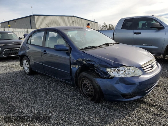 2004 Toyota Corolla CE with VIN 1NXBR32E64Z254086, listed as a Copart auction lot 45675105 with 269,220 mi miles and Salvage Title. Bid and sale history available at DreamBid. Image 4.