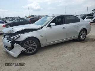 2010 BMW 5 Series 535i xDrive with VIN WBANV9C51AC137058, listed as a Copart auction lot 52582103 with 130,452 mi miles and Salvage Title. Bid and sale history available at carsss.com. Image 1.