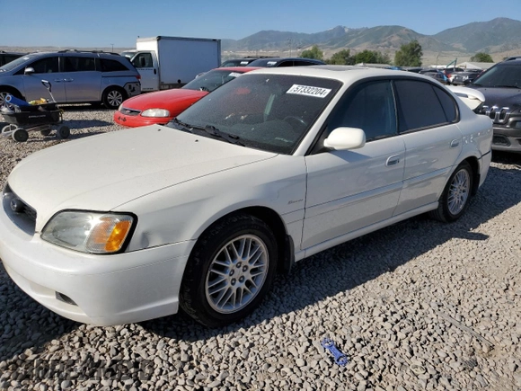2004 Subaru Legacy Sedan (Natl) L with VIN 4S3BE625747207214, listed as a Copart auction lot 57332204 with 208,106 mi miles and Salvage Title. Bid and sale history available at carsss.com. Image 1.