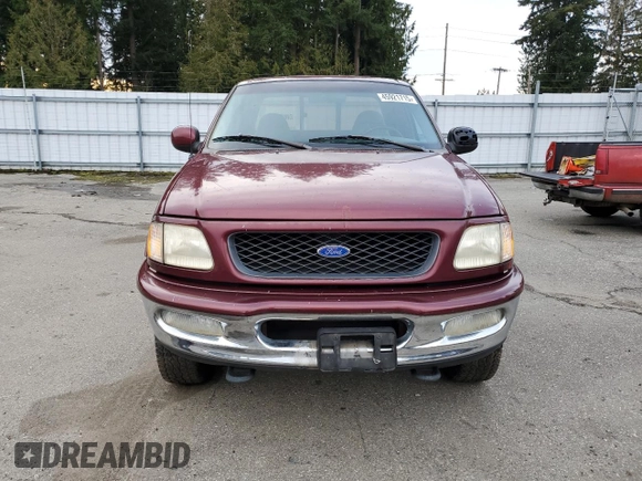 1997 Ford F-150 XL with VIN 1FTDX18W7VKC99428, listed as a Copart auction lot 45921715 with 158,791 mi miles and Salvage Title. Bid and sale history available at carsss.com. Image 5.