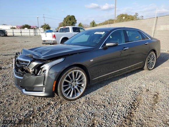 2017 Cadillac CT6 Luxury AWD with VIN 1G6KD5RS4HU182095, listed as a Copart auction lot 43289535 with NaN miles and Salvage Title. Bid and sale history available at carsss.com. Image 1.