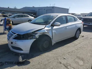 2015 Nissan Sentra SV with VIN 3N1AB7AP1FY249606, listed as a Copart auction lot 55861795 with 126,502 mi miles and Salvage Title. Bid and sale history available at DreamBid. Image 1.
