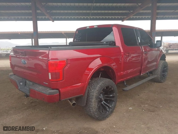 2018 Ford F-150 XL with VIN 1FTEW1EP0JKE27247, listed as a IAAI auction lot 41916470 with 1 mi miles. Bid and sale history available at carsss.com. Image 4.
