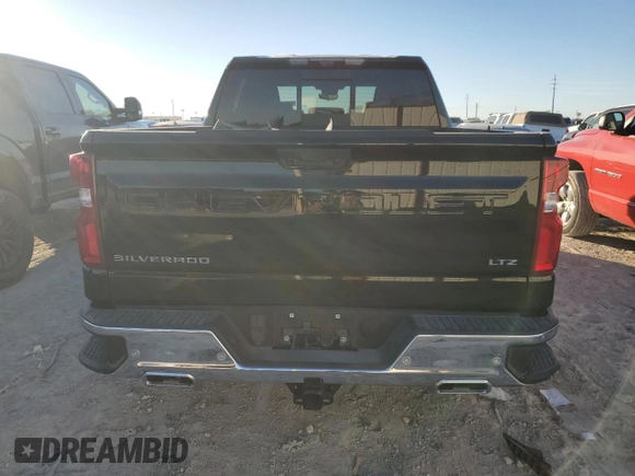 2023 Chevrolet Silverado 1500 LTZ with VIN 3GCUDGE85PG123781, listed as a Copart auction lot 84432034 with 46,605 mi miles and Clean Title. Bid and sale history available at carsss.com. Image 6.