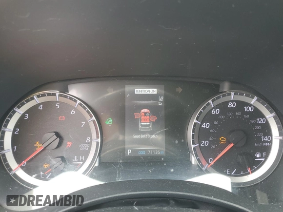 2022 Toyota Highlander LE with VIN 5TDBZRBHXNS204542, listed as a Copart auction lot 56551225 with 71,135 mi miles and Salvage title. Bid and sale history available at DreamBid. Image 9.