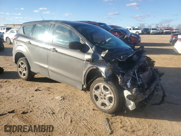 2017 Ford Escape S with VIN 1FMCU0F76HUE02420, listed as a Copart auction lot 45992035 with Not provided miles and Salvage title. Bid and sale history available at DreamBid. Image 4.