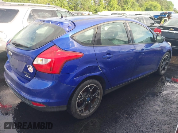 2013 Ford Focus SE with VIN 1FADP3K27DL167849, listed as a IAAI auction lot 42148109 with 127,872 mi miles and . Bid and sale history available at carsss.com. Image 4.